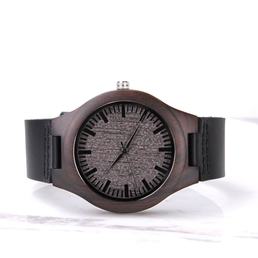 A.ANDICULA | Engraved Wooden Watch
