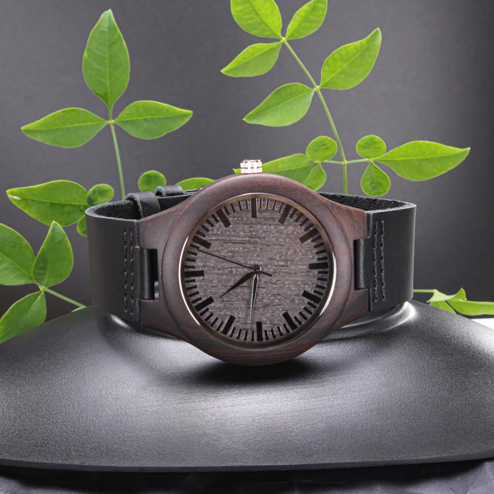 A.ANDICULA | Engraved Wooden Watch