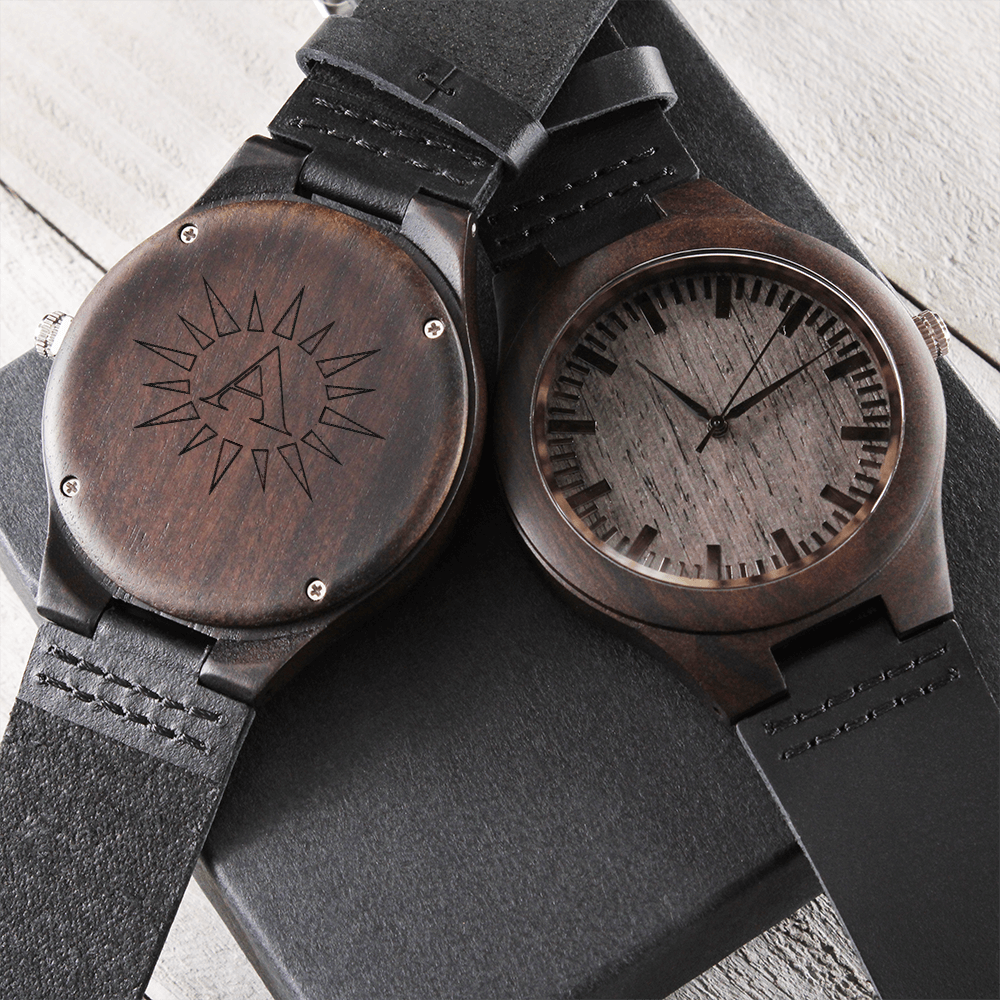 A.ANDICULA | Engraved Wooden Watch