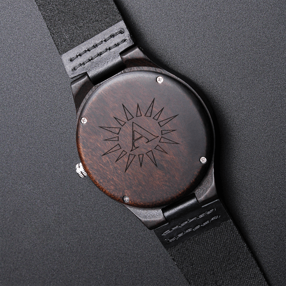 A.ANDICULA | Engraved Wooden Watch