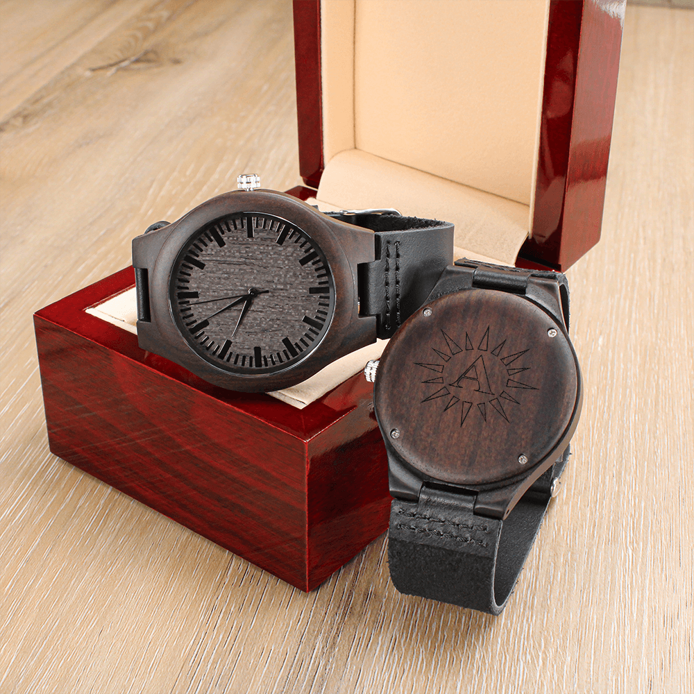 A.ANDICULA | Engraved Wooden Watch